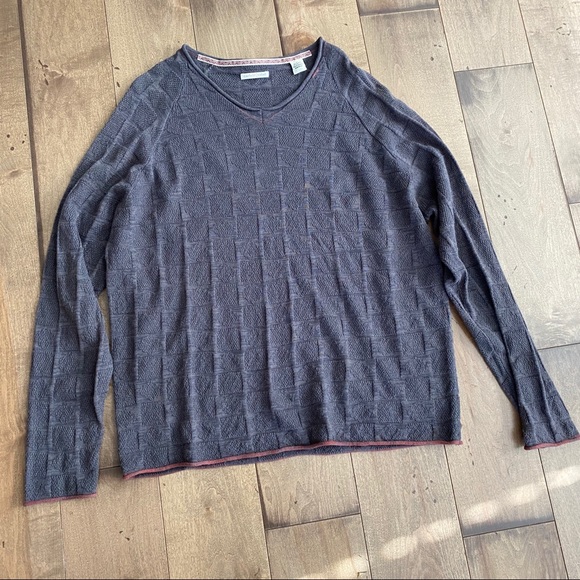 Carbon2Cobalt Pullover Sweater Ramie Cotton Gray - Picture 3 of 5